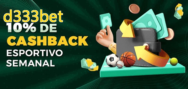10% de bônus de cashback na d333bet